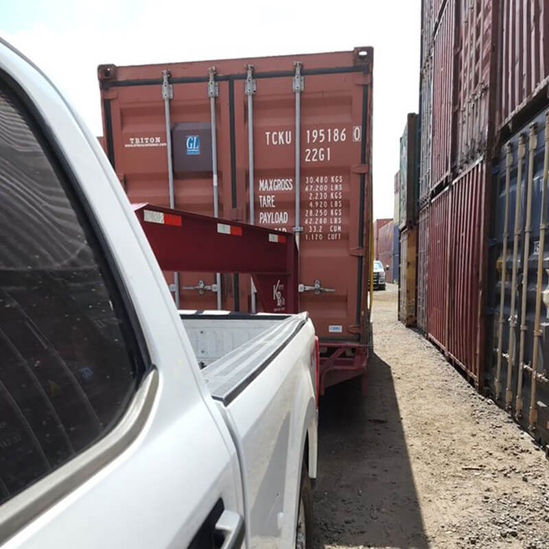 Shipping Container with shelves - Online Containers